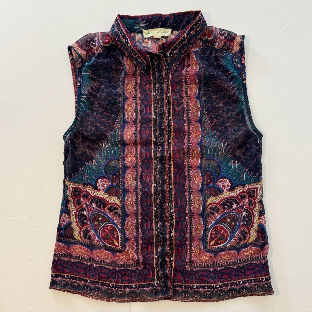 Staring at Stars Sleeveless Blouse